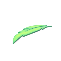 Green Leaf Symbol PNG & PSD Images