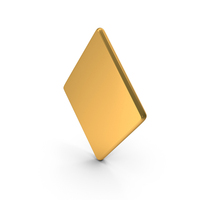 Gold Diamond Playing Card Symbol PNG & PSD Images