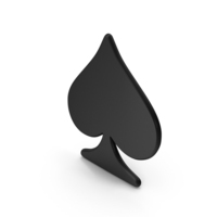 Black Spade Playing Card Symbol PNG & PSD Images