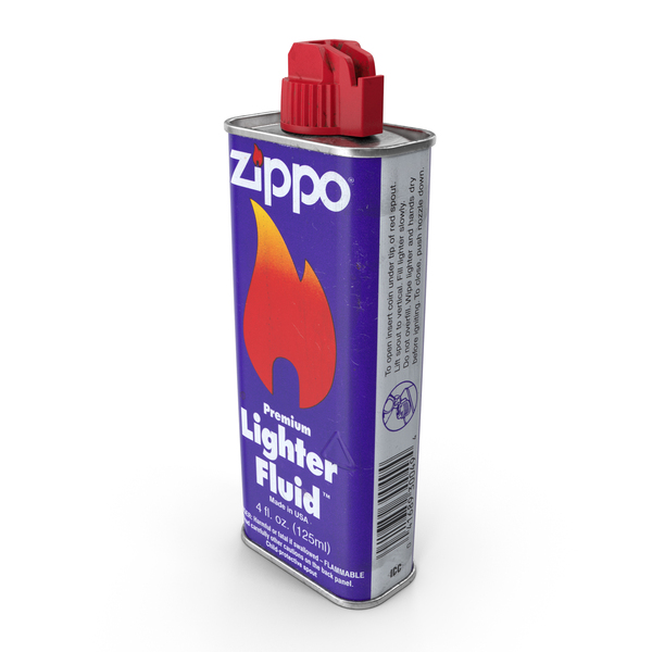 Used Zippo Lighter Fluid 125ml - 1996 PNG & PSD Images