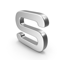Letter S Silver or Steel PNG & PSD Images