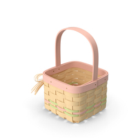 Basket With Handle PNG & PSD Images