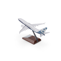 Boeing 737 Max 8 Scale Model with Stand PNG & PSD Images