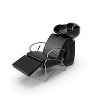 Ceramic Shampoo Bowl And Salon Chair PNG & PSD Images