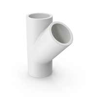 White Water Plastic Tee Pipe PNG & PSD Images