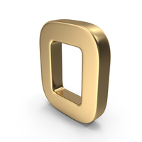 Gold Number 0 PNG & PSD Images