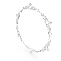 White Circular Nature Frame PNG & PSD Images
