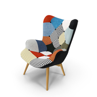Grant Featherston Lounge Chair Patchwork PNG & PSD Images