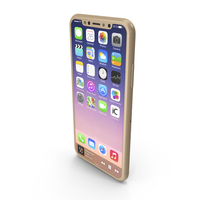 Iphone 8 Concept Gold PNG & PSD Images