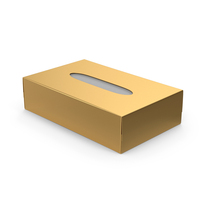 Gold Face Tissue Box PNG & PSD Images