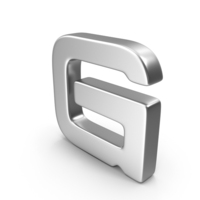 Alphabet G Silver or Steel PNG & PSD Images