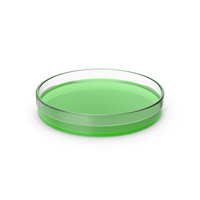 Petri Dish With Green Liquid PNG & PSD Images