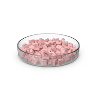 Square Pills In Petri Dish PNG & PSD Images
