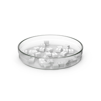 White Pills In Petri Dish PNG & PSD Images