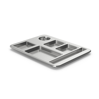 Metal Lunch Food Tray PNG & PSD Images