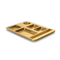 Gold Lunch Food Tray PNG & PSD Images