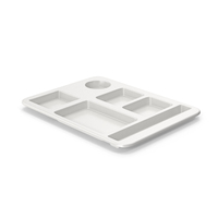 White Lunch Food Tray PNG & PSD Images