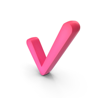 Pink Tick Mark PNG & PSD Images