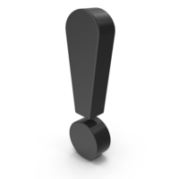 Black Exclamation Mark PNG & PSD Images
