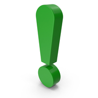 Green Exclamation Mark PNG & PSD Images
