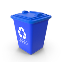 Plastics Recycle Bin PNG & PSD Images