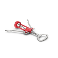 Red Cork Opener PNG & PSD Images