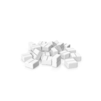 Pile Of Square White Pills PNG & PSD Images