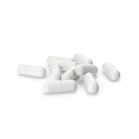 Pile Of White Capsules PNG & PSD Images