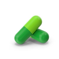 Green Capsules PNG & PSD Images