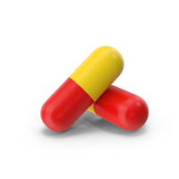 Red & Yellow Capsules PNG & PSD Images