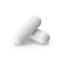 White Capsules PNG & PSD Images