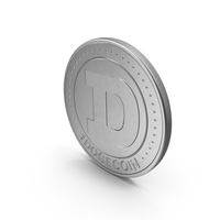 Physical Cryptocurrency Dogecoin Silver PNG & PSD Images