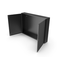 Wall Mount Empty Industrial Large Cabinet PNG & PSD Images