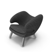 Grey Lounge Chair PNG & PSD Images