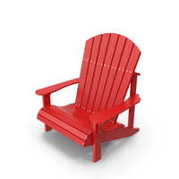 Red Wooden Chair PNG & PSD Images
