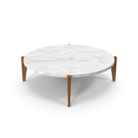 Round Marble Table PNG & PSD Images