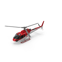 Medical Transport Helicopter Eurocopter AS 350 PNG & PSD Images