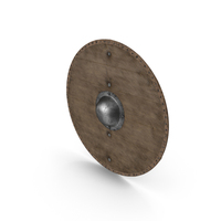 Medieval Round Wooden Shield PNG & PSD Images