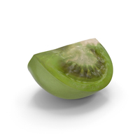 Quarter of Green Tomato PNG & PSD Images