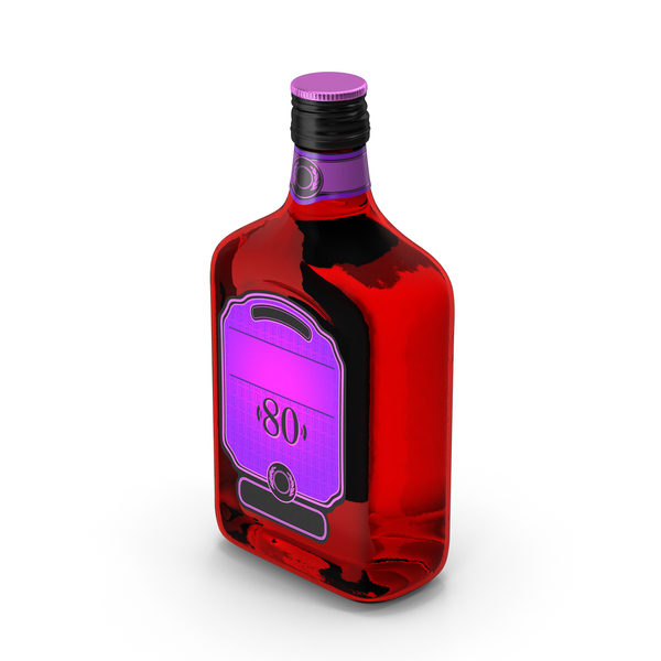 Rum Bottle 80 Vol PNG & PSD Images