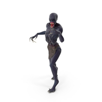 Scary Creature Standing Pose PNG & PSD Images