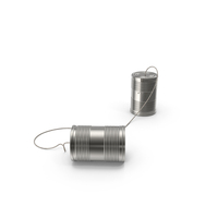 Tin Can Telephone PNG & PSD Images