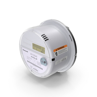 Electricity Meter Honeywell A4RES ON PNG & PSD Images