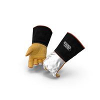 Lincoln Electric Aluminized Heat Resistant Welding Gloves PNG & PSD Images