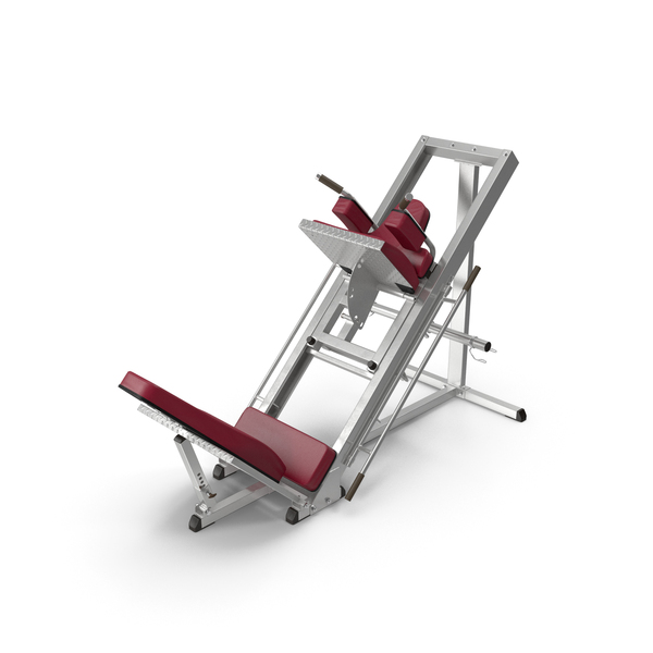 Linear 45 Degree Leg Press Machine PNG & PSD Images