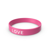 Love Silicone Wristband PNG & PSD Images