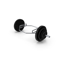 Olympic Hex Weight Lifting Trap Bar with Plates PNG & PSD Images