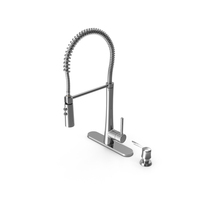 Pulldown Sprayer Kitchen Faucet PNG & PSD Images