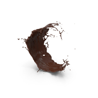 Chocolate Splash in Air PNG & PSD Images