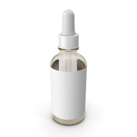 White Skincare Dropper PNG & PSD Images